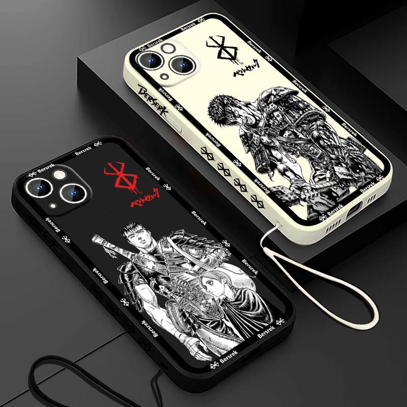 Apple Iphone 15 - Japan Anime Berserk Guts Telefoonhoesje voor