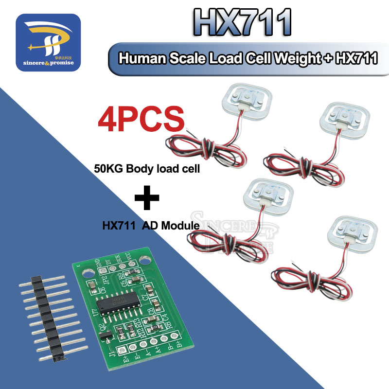 Muscle Sensor Emg - 4 Stuks 50Kg Menselijke Schaal Load