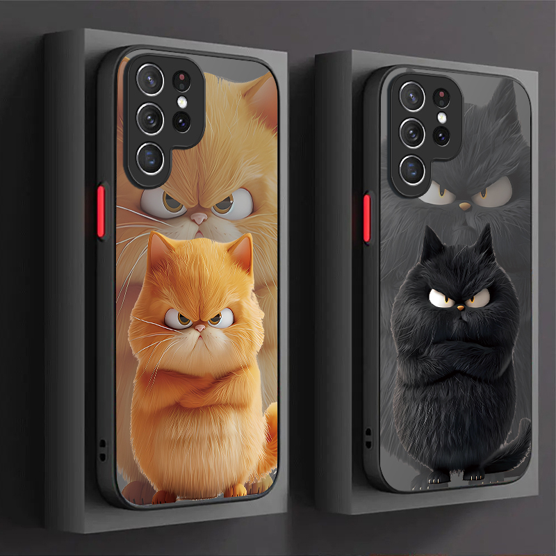 Samsung Galaxy A55 - Boos Katjes Koppel Stijl Hoesje voor