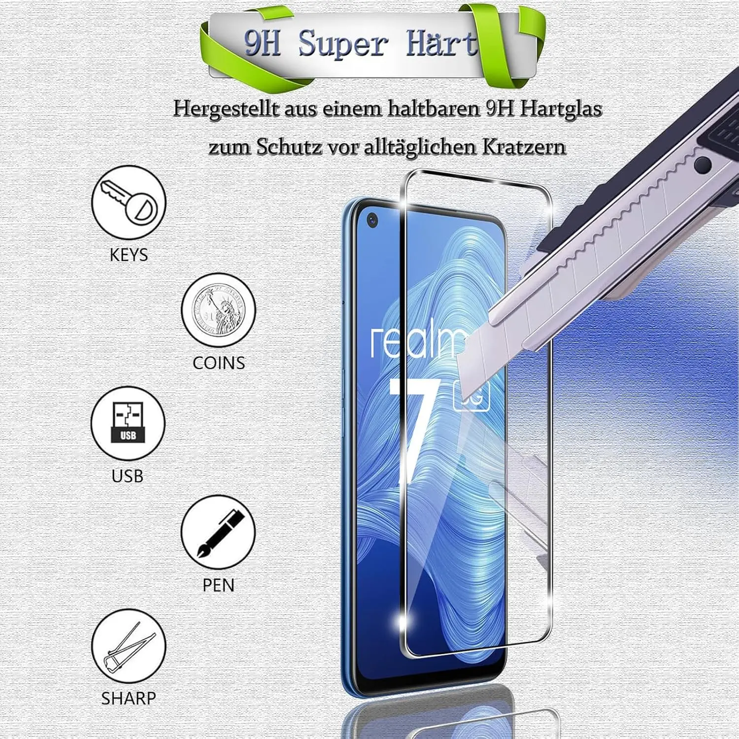2 stuks gehard glas voor Realm - Realme C67 recensie en prijs