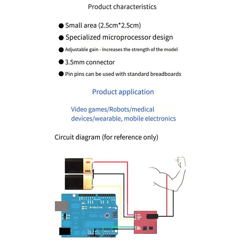 BTLIFE-5X Spier-elektrische se - Muscle Sensor Emg recensie en prijs