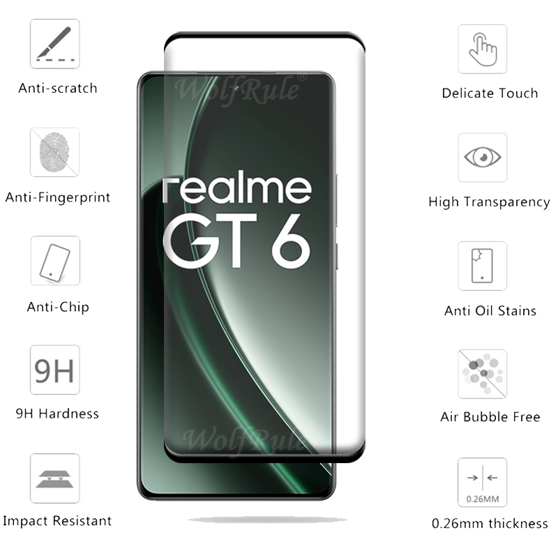 6-In-1 Voor Realme Gt 6 Glas O - Realme Gt 6 recensie en prijs