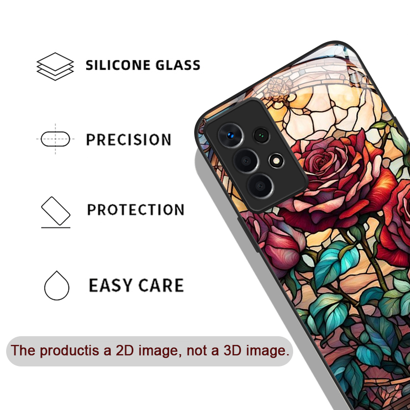 Kleurrijk glazen telefoonhoesj - Samsung Galaxy A55 recensie en prijs