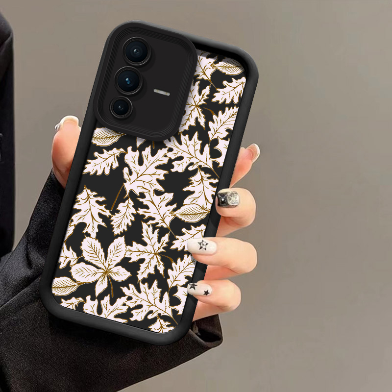 Telefoonhoesje met bladerenpat - Vivo V40 recensie en prijs
